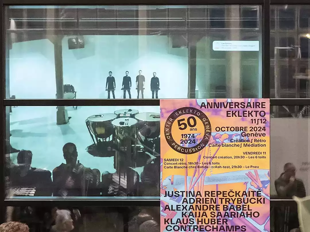 RTS Espace 2 – 50 years of Eklekto: Adrien Trybucki and Justina Repečkaitė