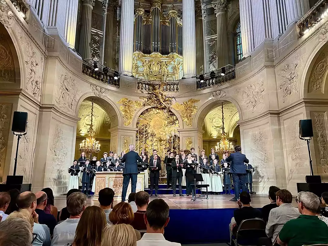 RTS Espace 2 – Paris, a double augmented baroque choir